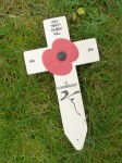 Tyne Cot Installation Poppy Cross